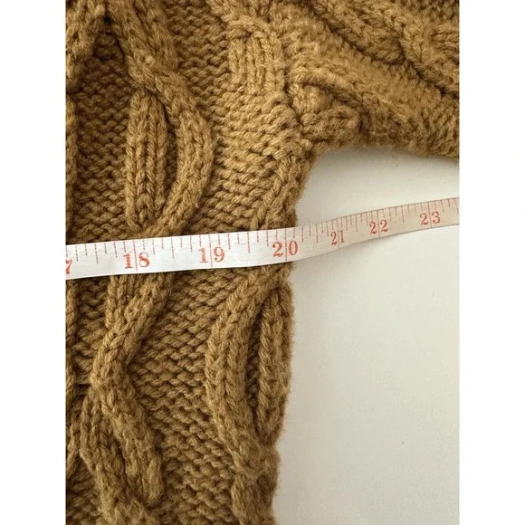 L.L.Bean Cardigan Sweater‎ Women Small Cableknit Cozy Fisherman Outdoor Preppy - Picture 5 of 8